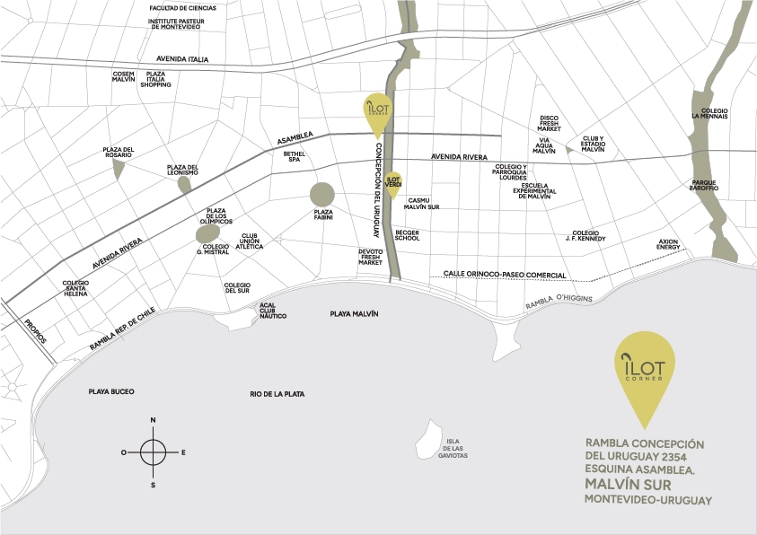 Mapa, localización del edificio
